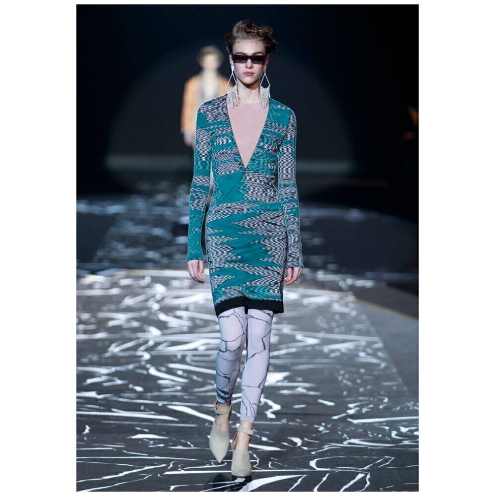 Missoni wool blend dress from FW15 runway show *small hole
